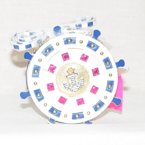 Betsey Johnson - Nautical Crossbody, "SEAS the Day!", Multi - Picture 4 of 8